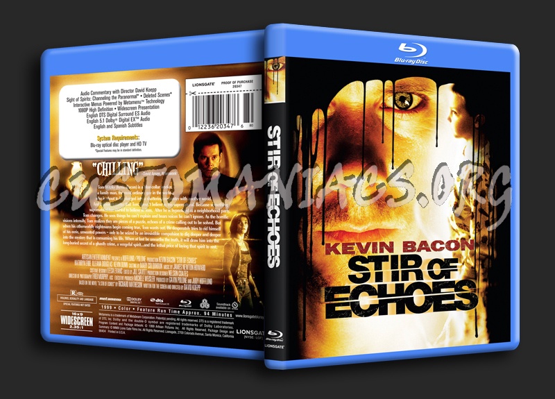 Stir of Echoes blu-ray cover