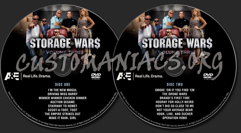 Storage Wars Season 3 dvd label