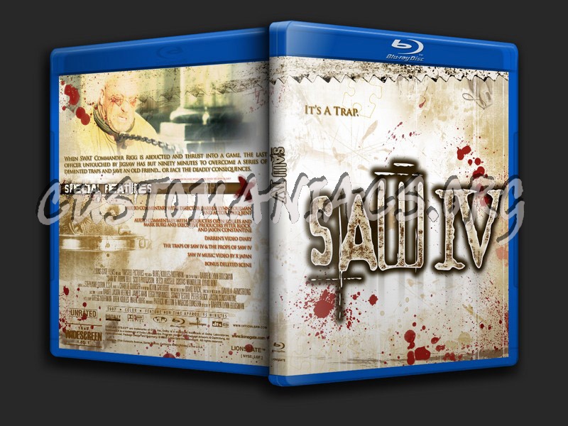 Saw 4 blu-ray cover