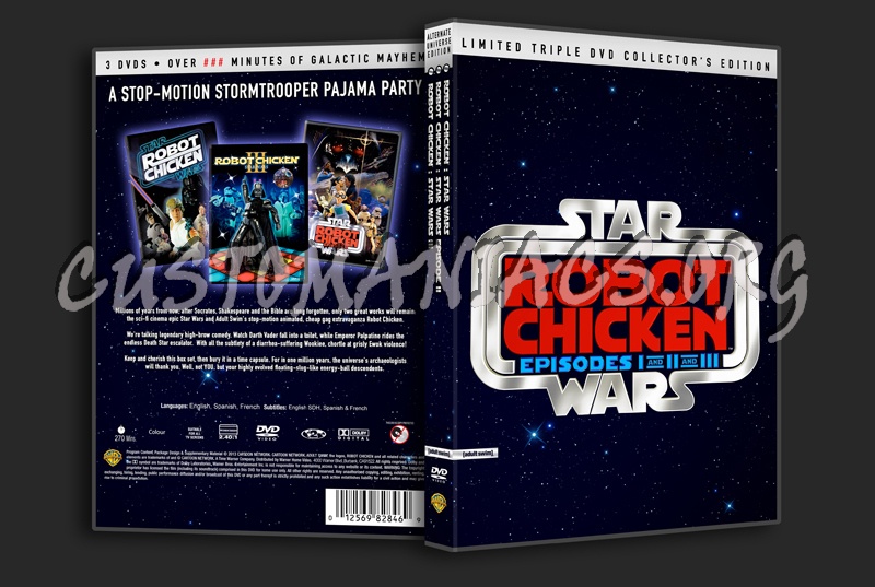 Star Wars Robot Chicken Episodes I and II and III dvd cover