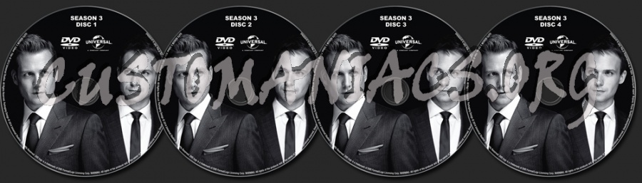 Suits Season 3 dvd label