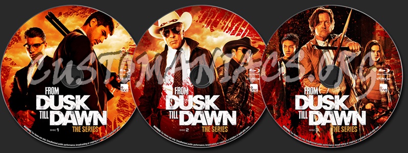 From Dusk Till Dawn: The Series blu-ray label