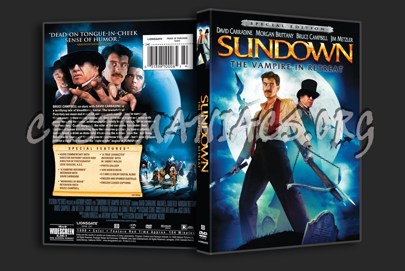 Sundown The Vampire in Retreat dvd cover