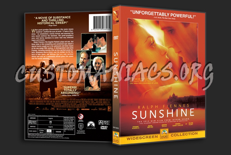 Sunshine dvd cover