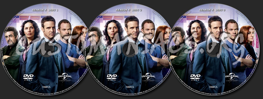 Warehouse 13 Season 5 dvd label