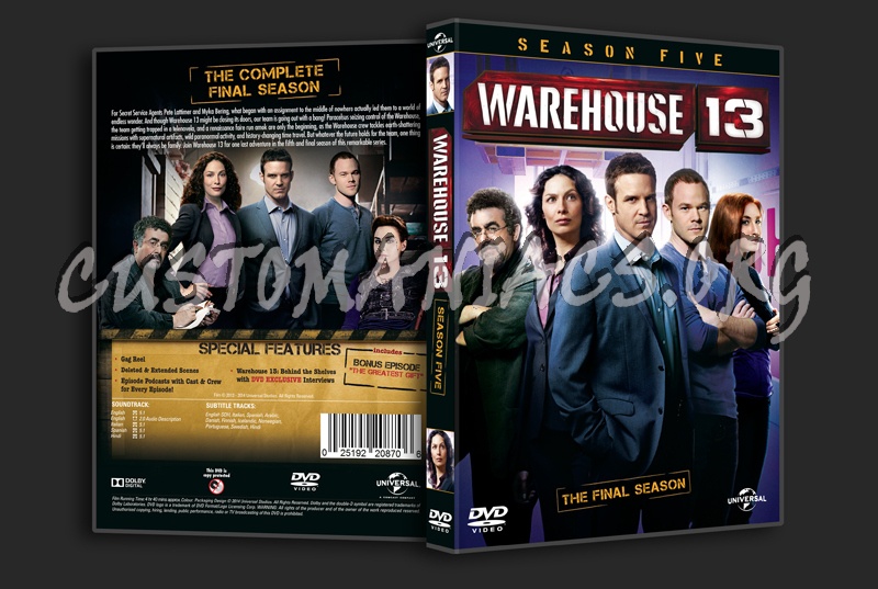 Warehouse 13 Season 5 dvd cover