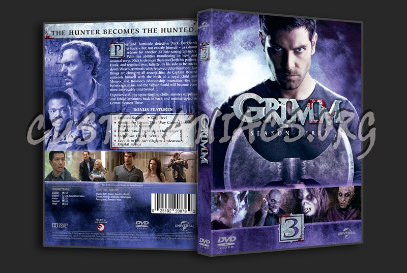 Grimm Season 3 dvd cover