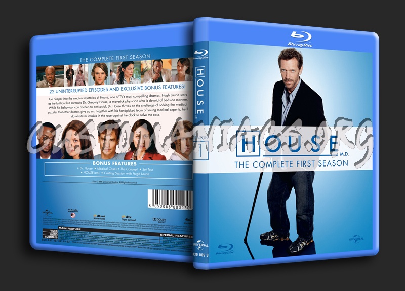 House MD Season 1 blu-ray cover