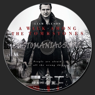 A Walk Among The Tombstones dvd label