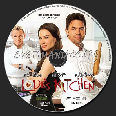 Love's Kitchen dvd label