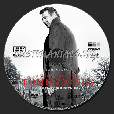 A Walk Among the Tombstones dvd label