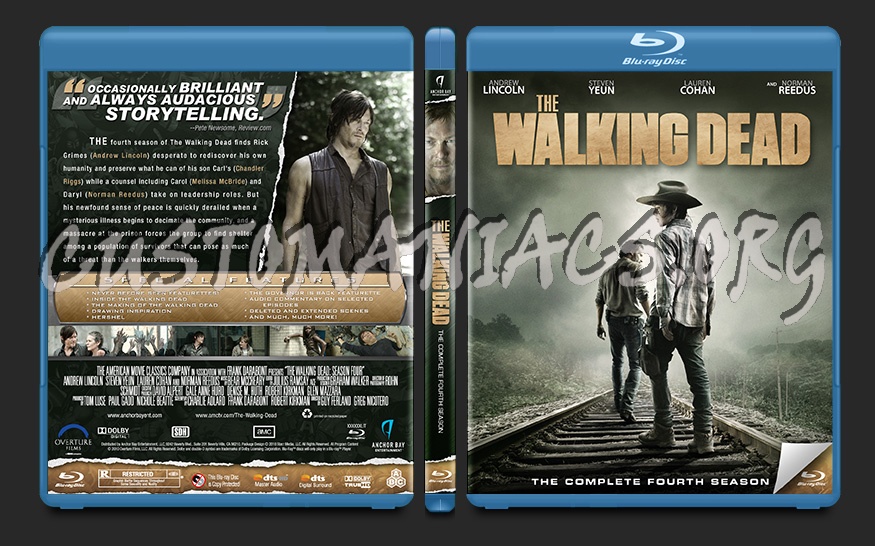 The Walking Dead Season Four blu-ray cover