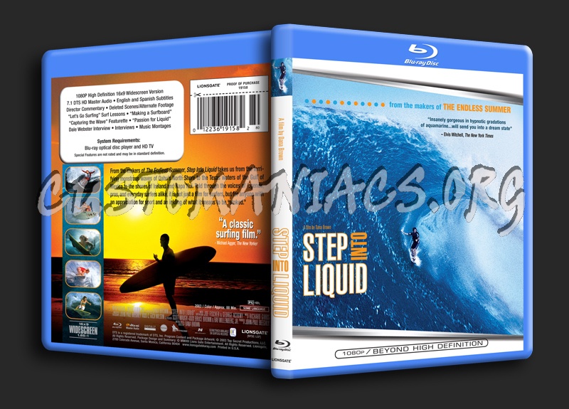 Step Into Liquid blu-ray cover