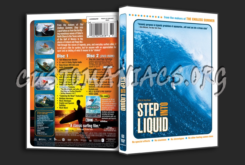 Step Into Liquid dvd cover