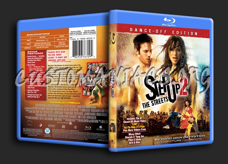 Step Up 2 The Streets blu-ray cover