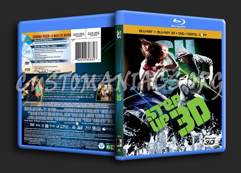 Step Up 3 3D blu-ray cover