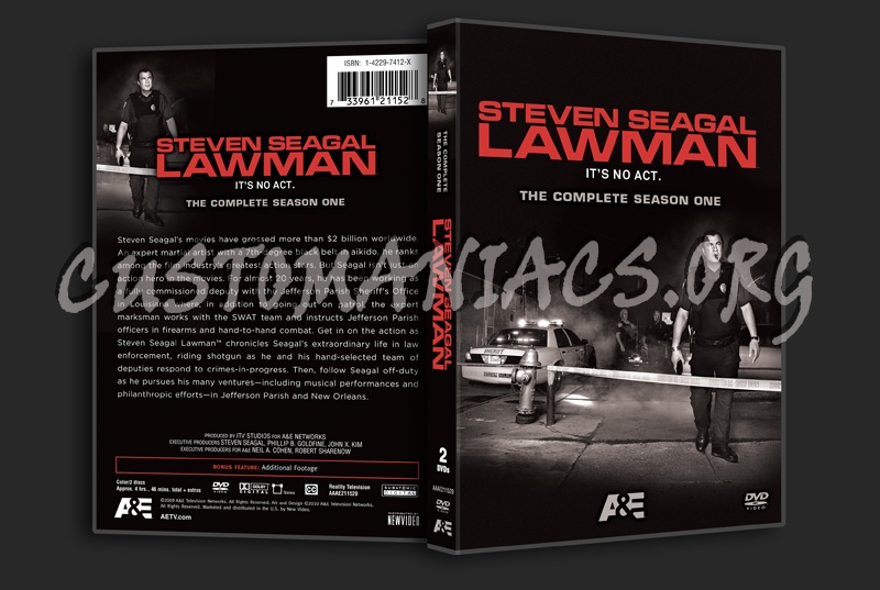 Steven Segal Lawman Season 1 dvd cover