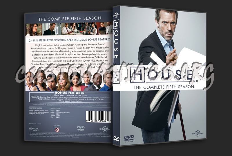 House MD Season 5 dvd cover