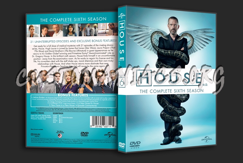 House MD Season 6 dvd cover
