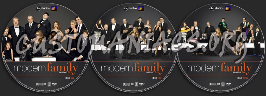 Modern Family - Season 5 dvd label
