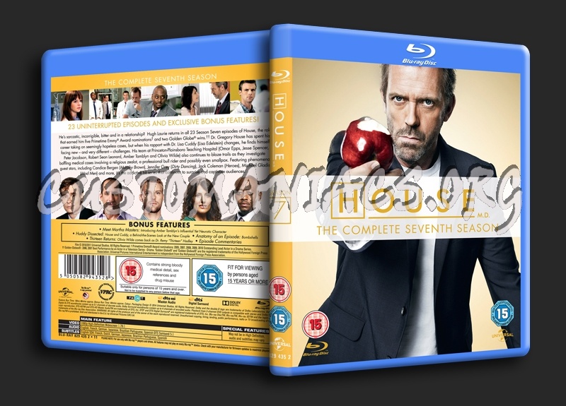 House MD Season 7 blu-ray cover