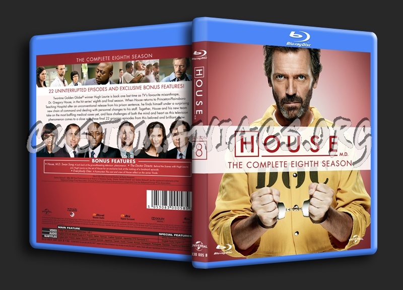House MD Season 8 blu-ray cover