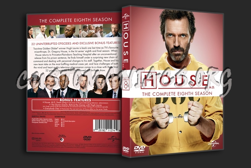 House MD Season 8 dvd cover