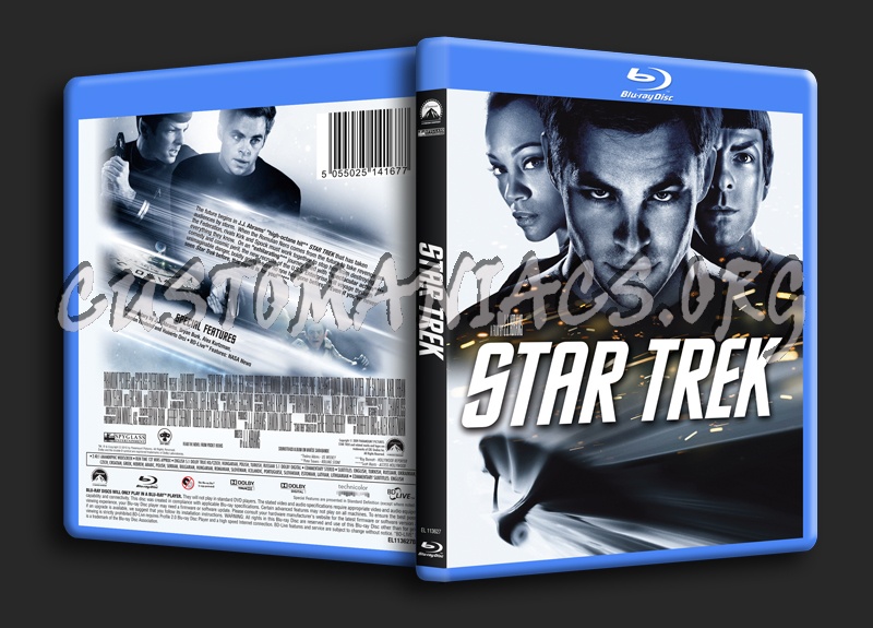 Star Trek blu-ray cover