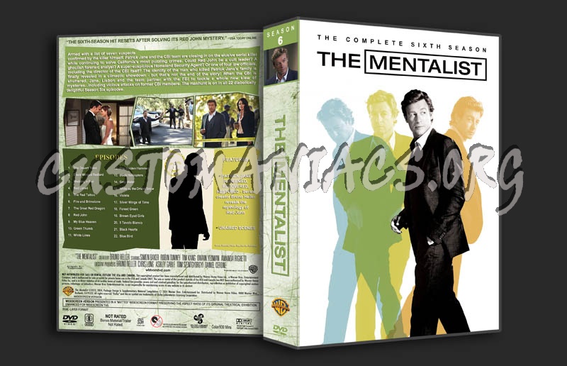 The Mentalist - Season 6 dvd cover