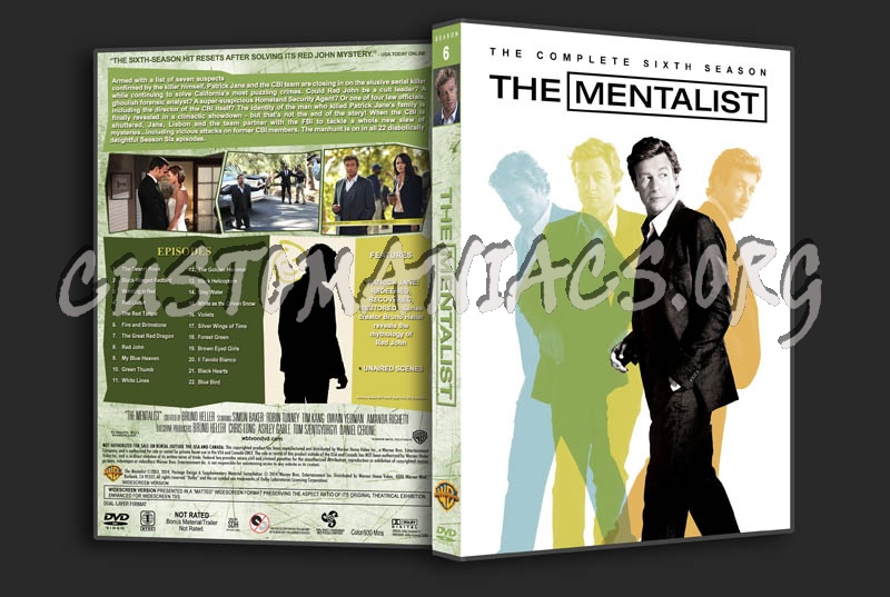 The Mentalist - Season 6 dvd cover