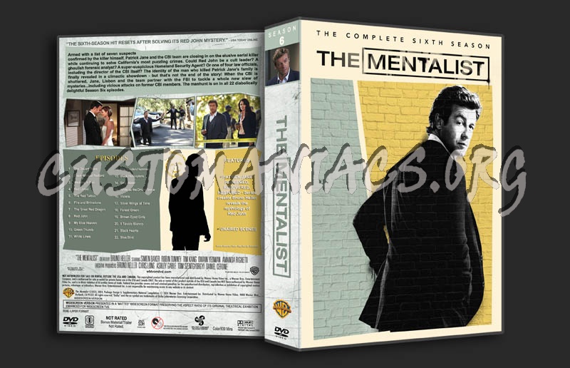 The Mentalist - Season 6 dvd cover