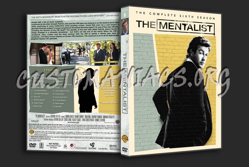 The Mentalist - Season 6 dvd cover