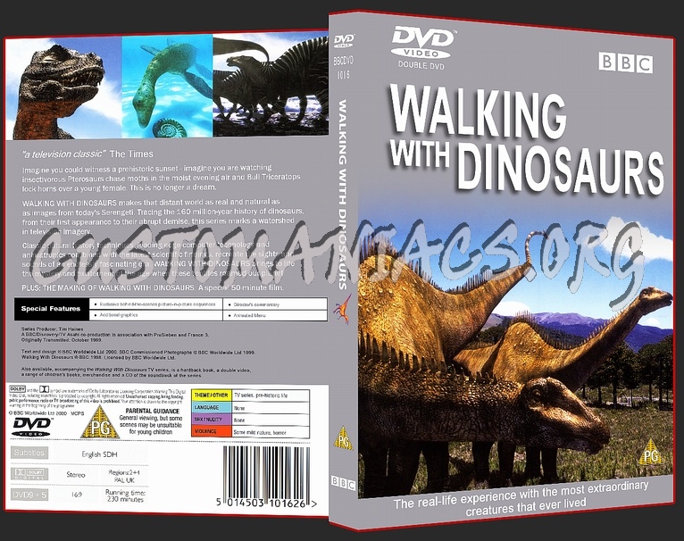 Walking With Dinosaurs dvd cover
