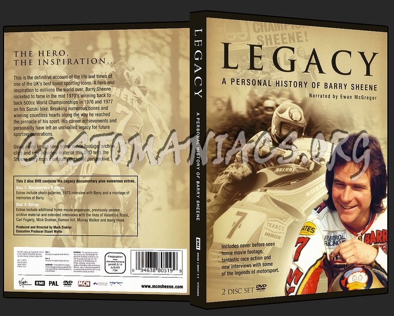 Legacy - Barry Sheene History dvd cover