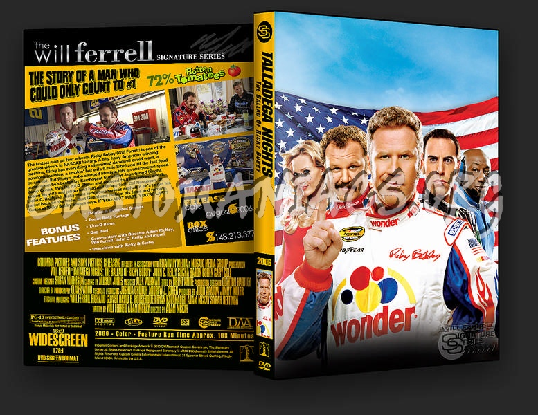 Talladega Nights: The Ballad of Ricky Bobby dvd cover