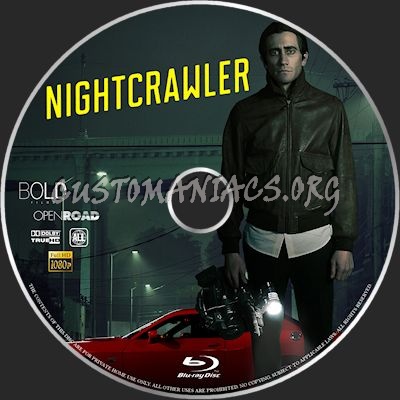 Nightcrawler blu-ray label