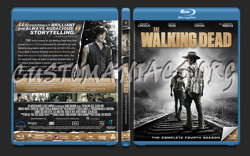 The Walking Dead Season Four blu-ray cover