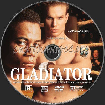 Gladiator (1992) dvd label