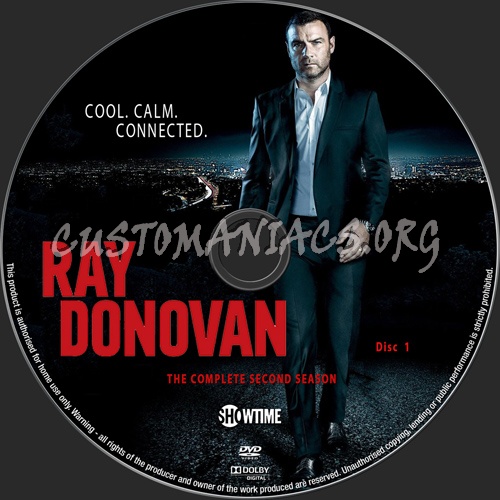 Ray Donovan Season 2 dvd label