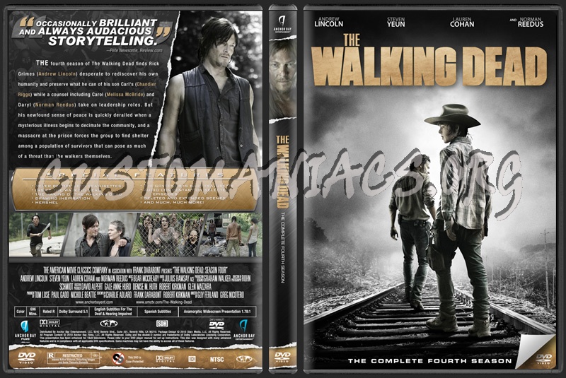 The Walking Dead Season Four dvd cover