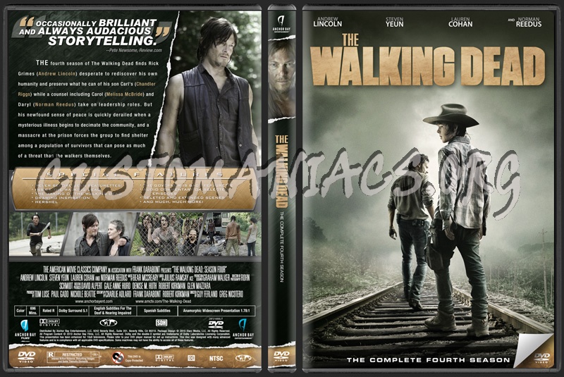 The Walking Dead Season Four dvd cover
