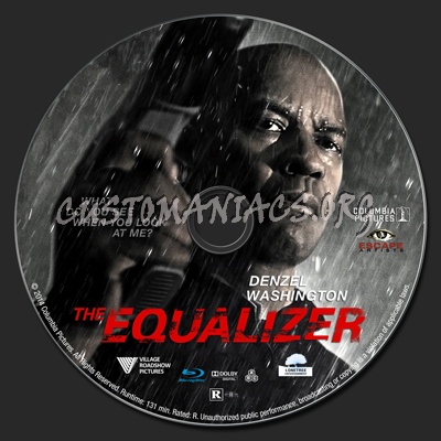 The Equalizer blu-ray label