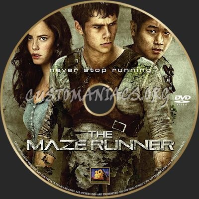 The Maze Runner dvd label