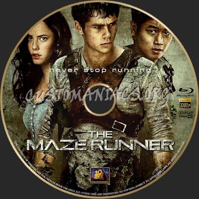 The Maze Runner blu-ray label