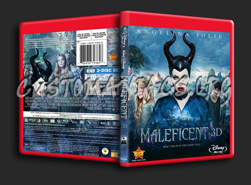 Maleficent blu-ray cover