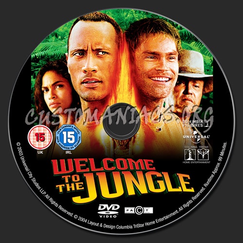Welcome to the Jungle (2003) dvd label