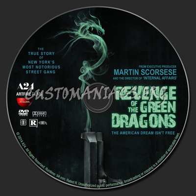 Revenge of the Green Dragons dvd label