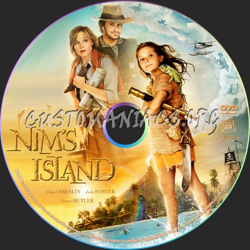 Nim's Island dvd label