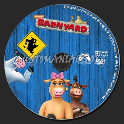 Barnyard dvd label