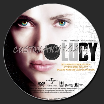 Lucy dvd label